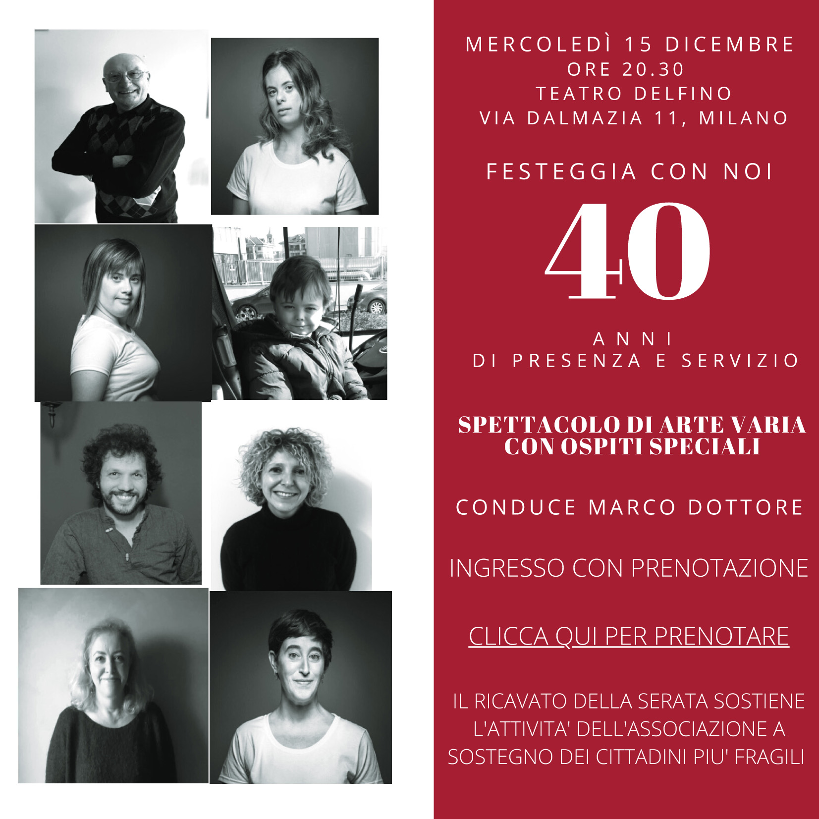 40 anni Associazione La Nostra Comunità